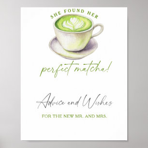 Matcha - Ratschläge und Wünsche für Frischvermählt Poster