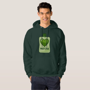 Matcha Serum Pouch mit Herzdesign Hoodie
