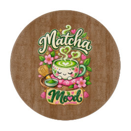 Matcha Stimmung – Cute Kawaii Matcha Tee Schneidebrett