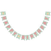 Matcha Strawberry Sandwich Happy Birthday Wimpelkette (Alle)