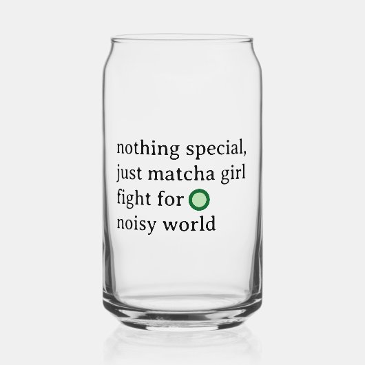 MATCHA-TASSE DOSENGLAS (Vorderseite)