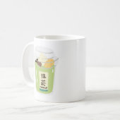 Matcha Tea Kaffeetasse (Vorderseite Links)