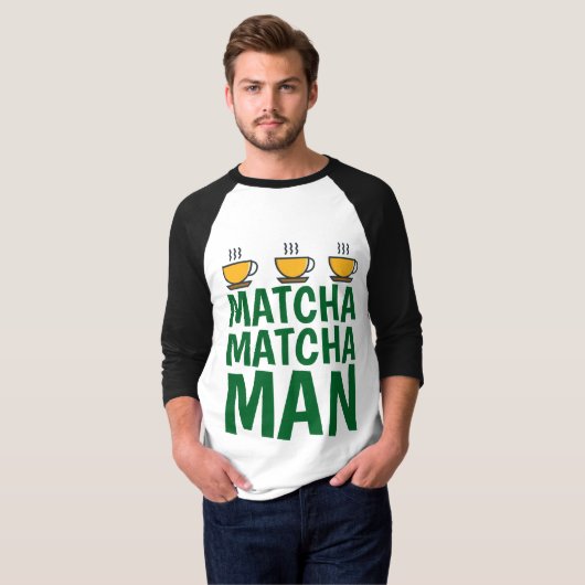 MATCHA Tea Männer-T - Shirt (Vorne ganz)
