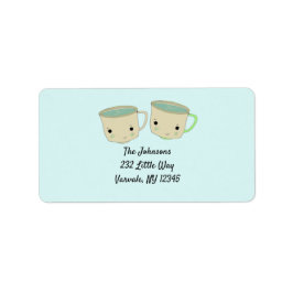 Matcha Tea New Address Label Adressaufkleber