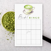 Matcha Tee Brautparty Bingo