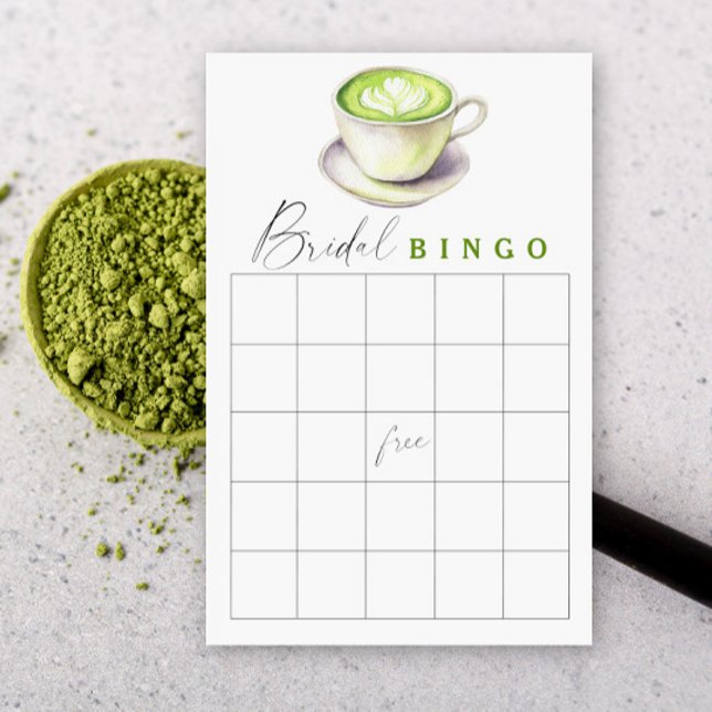 Matcha Tee Brautparty Bingo (Von Creator hochgeladen)