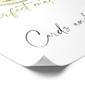 Matcha-Tee-Junggesellinnen-Abschied-Karten und Ges Poster (Ecke)