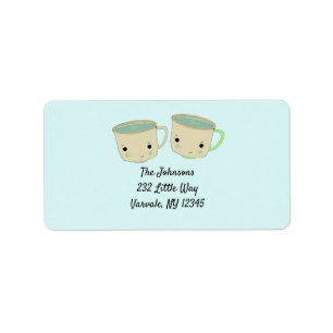 Matcha-Tee Neue Adressetikette Adressaufkleber