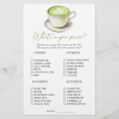 Matcha Tee Was ist in deinem Handtaschenspiel? (Vorderseite)