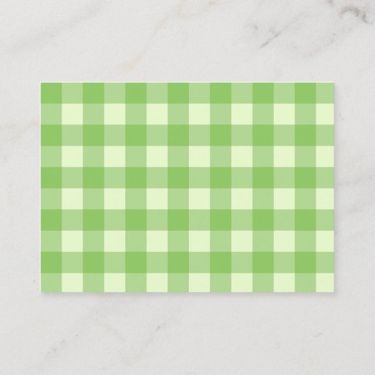 Matcha Theme Party Game Guessing Card Platzkarte (Rückseite)