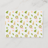 Matcha Themed Books For Baby Shower Begleitkarte (Rückseite)