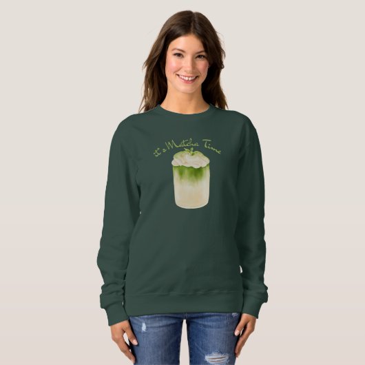 Matcha Time, Matcha Sweatshirt (Vorne ganz)
