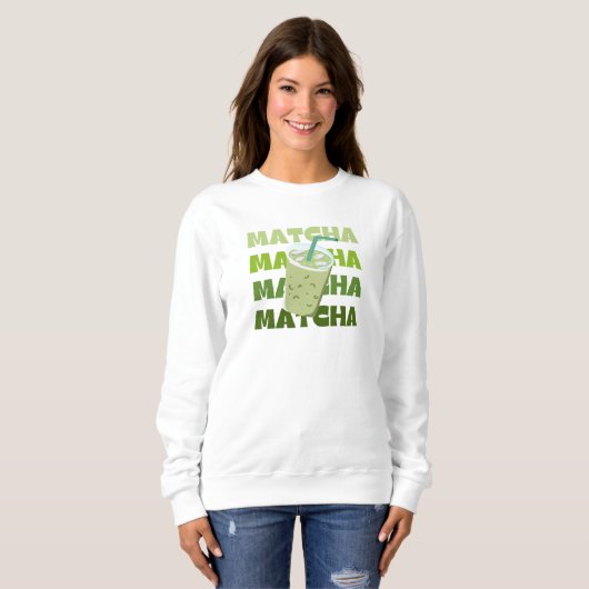 Matcha Time, Matcha Sweatshirt (Vorne ganz)