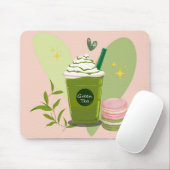 Matcha und Macarons Mousepad (Mit Mouse)