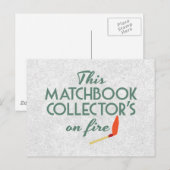 Matchbook Collector Postkarte (Vorne/Hinten)