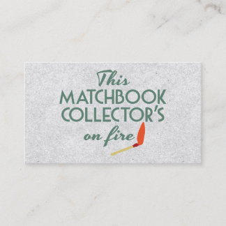 Matchbook Collector Visitenkarte