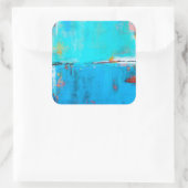 Matchbox Blues 5 Quadratischer Aufkleber (Tasche)