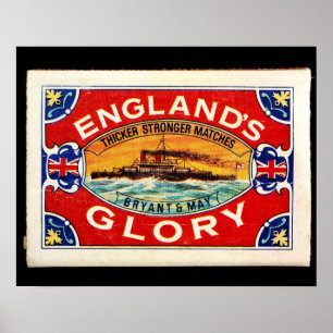 matchbox Englands glory Poster