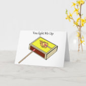 Matchbox-Matchbox-Feuermelder-Paar Karte (Gelbe Blume)