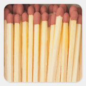 Matchbox Quadratischer Aufkleber (Vorderseite)