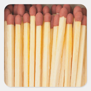 Matchbox Quadratischer Aufkleber