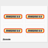 Matchbox? Wahnsinn! Rechteckiger Aufkleber (Blatt)