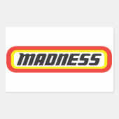 Matchbox? Wahnsinn! Rechteckiger Aufkleber (Vorderseite)