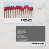 Matches 03 visitenkarte (Vorne/Hinten)