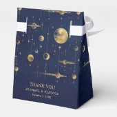 Matches aus der Blue-Gold-Gastgeschenk Hochzeit de Geschenkschachtel (Rückseite)