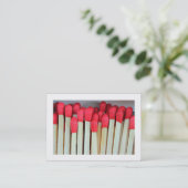 Matches (grenzt) visitenkarte (Stehend Vorderseite)