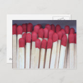 Matches Postkarte (Vorne/Hinten)