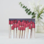 Matches Postkarte (Stehend Vorderseite)