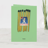 Matches und Matchbox Karte (Rückseite)