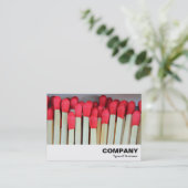 Matches Visitenkarte (Stehend Vorderseite)