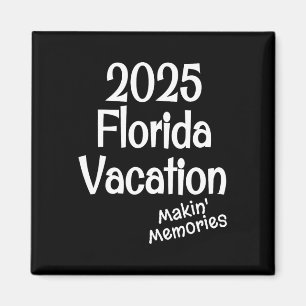 Matching 2025 Florida Familienurlaub Erinnerung Magnet