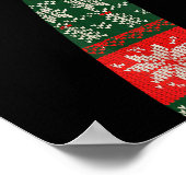 Matching 67 Christmas Ugly Sweater Meme Number 7  Poster (Ecke)