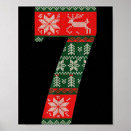 Matching 67 Christmas Ugly Sweater Meme Number 7 Poster (Vorne)