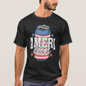 Matching Ameri Can Drink 4th Of July Indepedence D T-Shirt (Vorderseite)