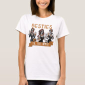 Matching Besties bis das KnochenHalloween T-Shirt (Vorderseite)