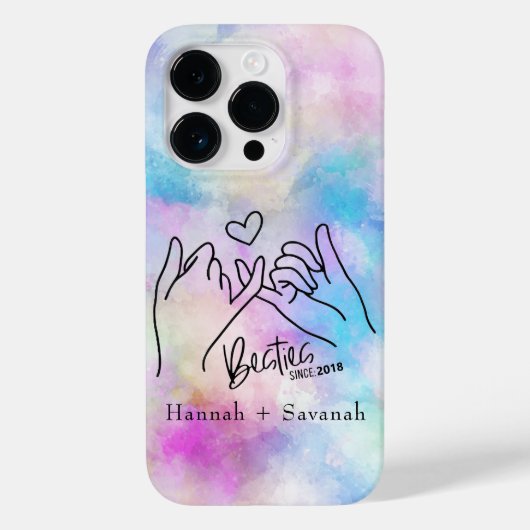 Matching Besties iPhone 14 Pro Fall Case-Mate iPhone Hülle (Rückseite)