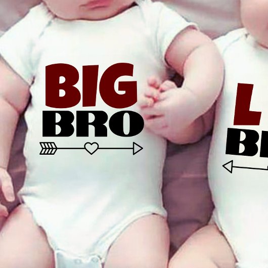 Matching Big Brother Baby Strampler
