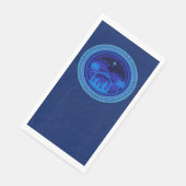 Matching Blue Nativity Weihnachten Serviette (Ecke)