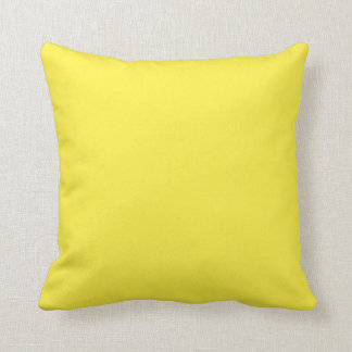 Matching Bright Yellow Retro Forest Kitsch Kissen