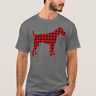 Matching Buffalo Kariert Fox Terrier Dog Christmas T-Shirt