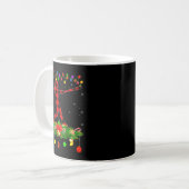Matching Buffalo Plaid Softball Srts Christmas Paj Kaffeetasse (Vorderseite Links)