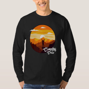 Matching Camping Crew Family Group Camper Road Tri T-Shirt