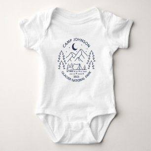 Matching-Camping für benutzerdefinierte Familiengr Baby Strampler