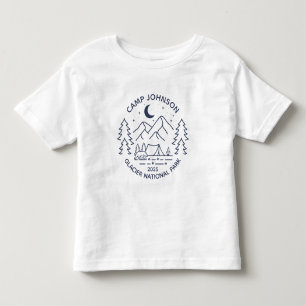 Matching-Camping für benutzerdefinierte Familiengr Kleinkind T-shirt