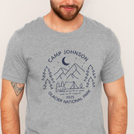 Matching-Camping für benutzerdefinierte Familiengr T-Shirt