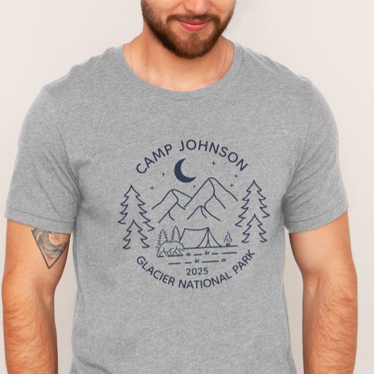 Matching-Camping für benutzerdefinierte Familiengr T-Shirt
